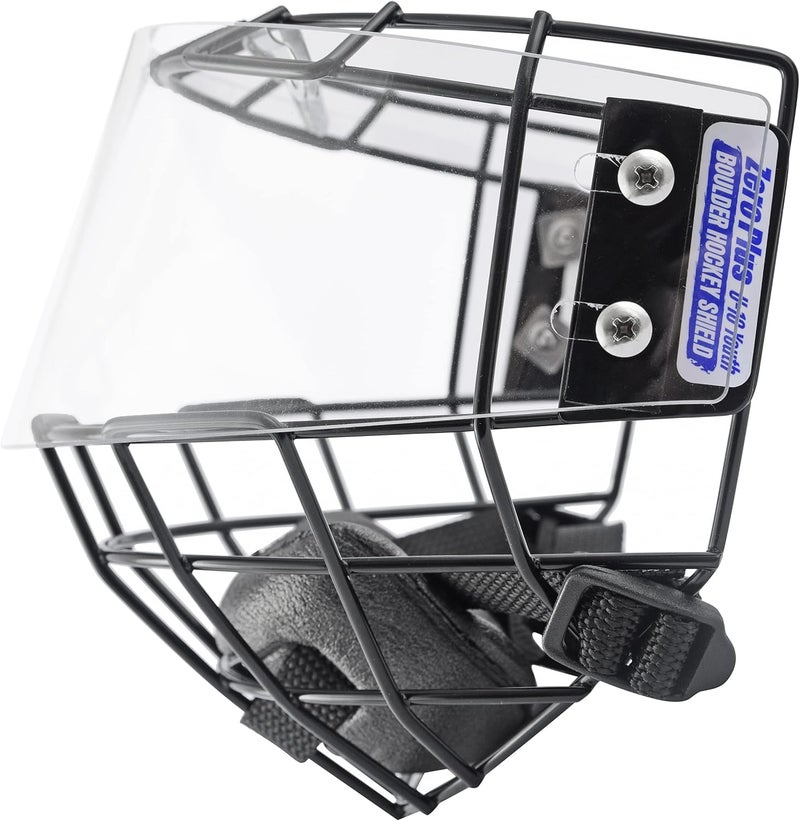 Avision Ahead Zero Plus U-10 Youth Hockey Face Mask, Black - Image 4